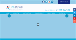 Desktop Screenshot of lifestylesgym.co.uk